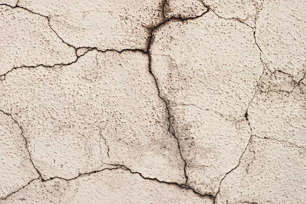 Cracks in stucco